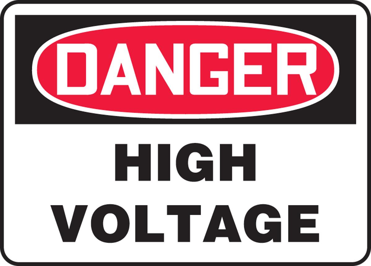 Danger High Voltage, PLS - Tagged Gloves